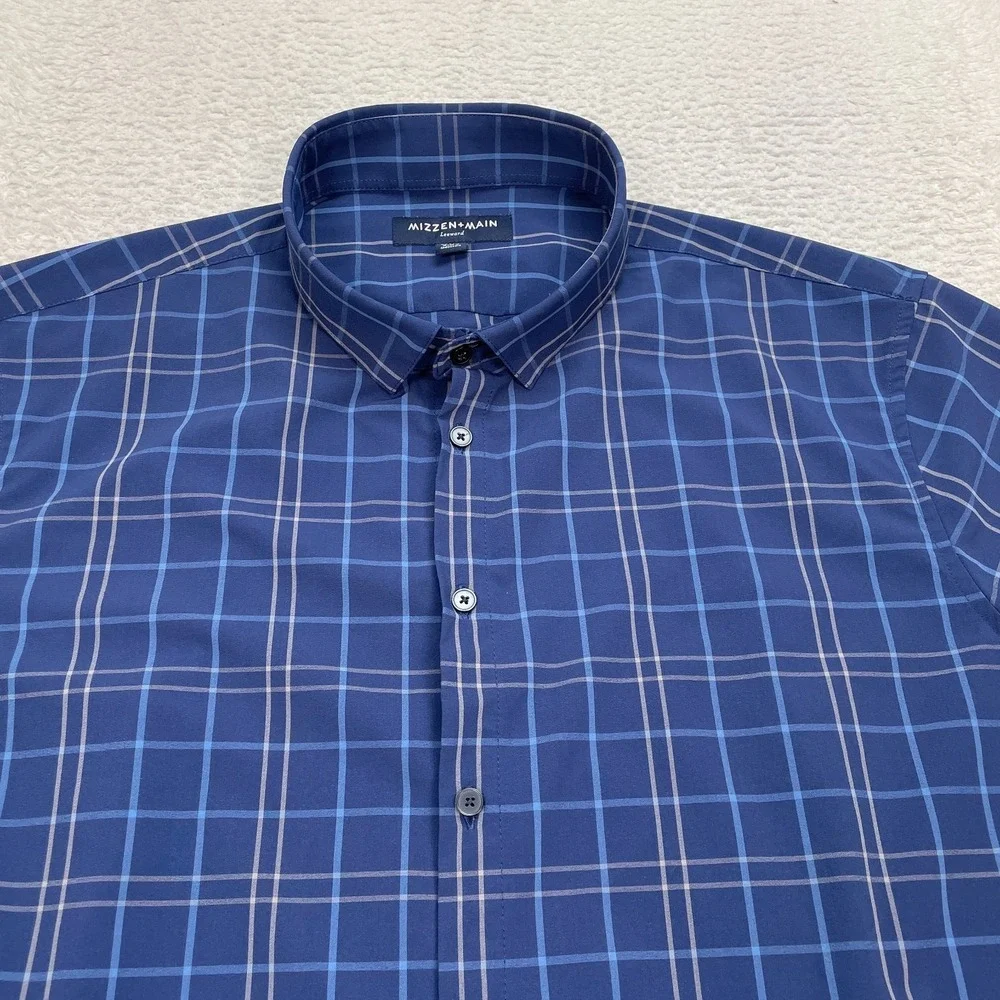 Mizzen Main Leeward‎ Shirt Men's Size 2XL Performance Button Down